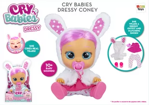 TM Toys Cry Babies Lalka Dressy Coney IMC081444 - Lalki dla dziewczynek - miniaturka - grafika 7