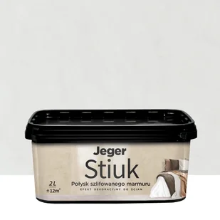 Powłoka dekoracyjna Jeger Stiuk 2 l Alabaster - Tynki - miniaturka - grafika 1