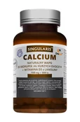 Witaminy i minerały - Singularis Calcium naturalny wapń ze skorupek jaj kurzych + witamina D3 z lanoliny, suplement diety, 60 kapsułek - miniaturka - grafika 1