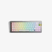 Klawiatury - Glorious Gaming GMMK 3 PRO HE 65% Prebuilt Wireless klawiatura RF Wireless QWERTY US English Srebrny GLO-KB-GMMK3-PRO-65-PB-HE-WL-SIL-US - miniaturka - grafika 1