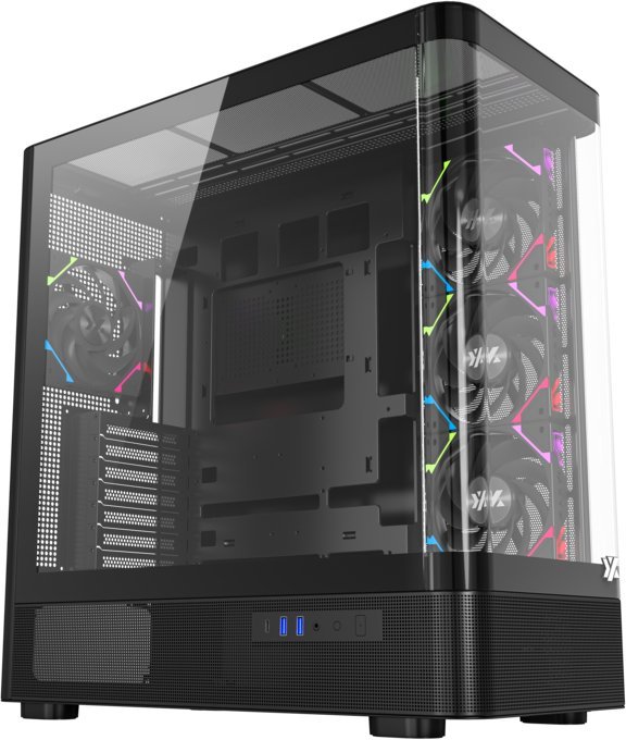 Obudowa XYZ PC GEAR Quantum ARGB czarna X-CS-QUANTUM-B