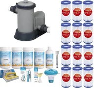 Baseny ogrodowe - WAYS - Pielęgnacja basenu - Pakiet Medium Deluxe i pompa filtrująca 5678 l/u oraz 12 filtrów typu III - miniaturka - grafika 1