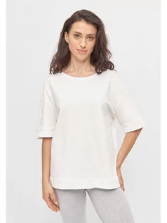 Koszulki i topy damskie - Bench Koszulka "Regina" w kolorze białym - grafika 1