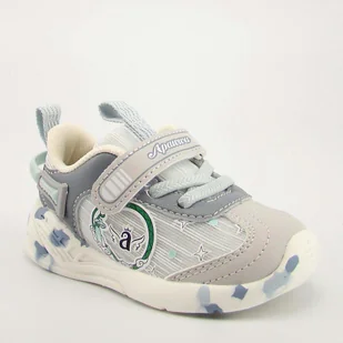 APAWWA Q926 niemowlęce buciki sportowe grey - Buty dla dziewczynek - miniaturka - grafika 1