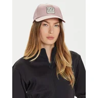 Czapki damskie - Czapka z daszkiem EA7 Emporio Armani 280044 4F100 27372 Fioletowy - miniaturka - grafika 1