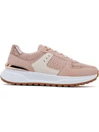 Trampki damskie - Sixth Sens Sneakersy w kolorze jasnoróżowo-beżowo-białym - miniaturka - grafika 1