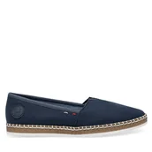 Espadryle damskie - Espadryle Rieker M2278-14 Granatowy - miniaturka - grafika 1