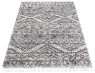 Dywany dla dzieci - Kremowy dywan shaggy do salonu boho L3-P38 - miniaturka - grafika 1