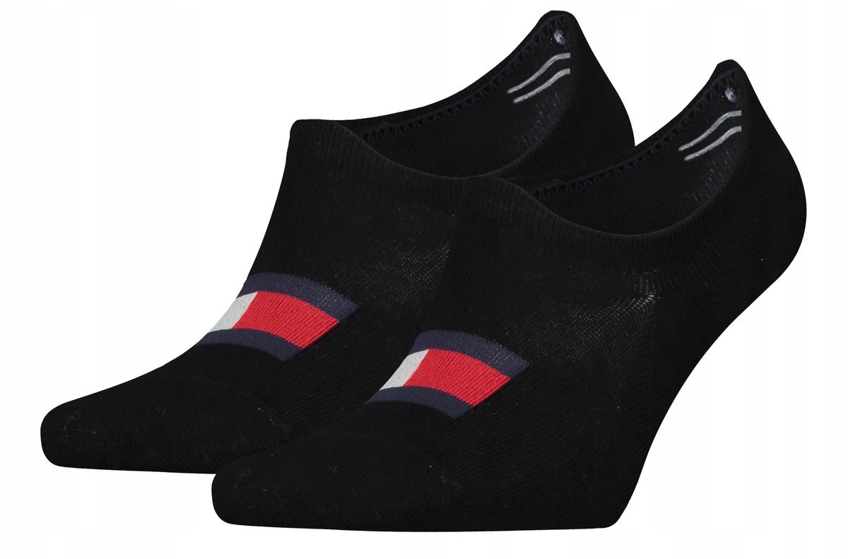 Tommy Hilfiger Skarpety Męskie Stopki 35-38 Czarne