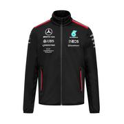 Kurtki męskie - Kurtka męska softshell czarna Team Mercedes AMG F1 2023 - miniaturka - grafika 1