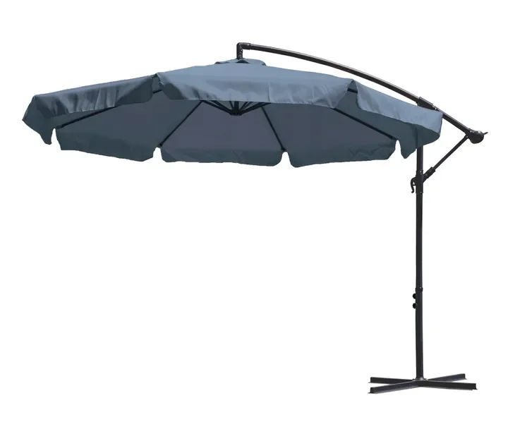 Mirpol Parasol klasyczny szary 300 x 250 cm