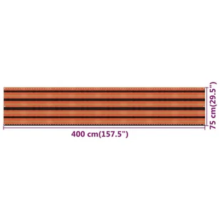 Lumarko Parawan balkonowy, wielokolorowy, 75x400 cm, HDPE - Markizy - miniaturka - grafika 6