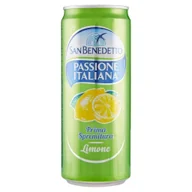 Napoje gazowane - Lemoniada cytrynowa Napój gazowany Limone Lattina 330ml - San Benedetto - miniaturka - grafika 1