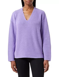 BOSS Damski sweter z dzianiny w kolorze jasnofioletowym, XS (DE) - Swetry damskie - miniaturka - grafika 1