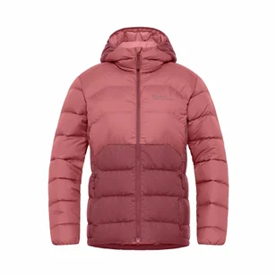 Damska kurtka puchowa Jack Wolfskin ATHER DOWN HOODY W red ochre - M - Kurtki damskie - miniaturka - grafika 1