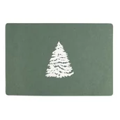Obrusy i serwetki - Mata filcowa prostokątna 30 x 45 cm choinka zielona - miniaturka - grafika 1