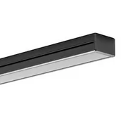 Akcesoria do oświetlenia - Profil aluminiowy do taśm LED czarny 2 m Kluś - miniaturka - grafika 1