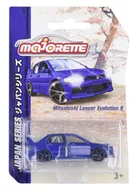 Samochody i pojazdy dla dzieci - MAJORETTE JAPAN SERIES MITSUBISHI LANCER EVOLUTION IX 9 NIEBIESKI 1:64 212051029 - miniaturka - grafika 1