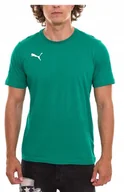 Koszulki męskie - Puma Koszulka Męska Bawełniana T-shirt Bawełna Teamgoal Roz.l - miniaturka - grafika 1