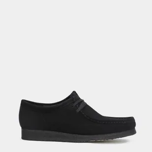 Mokasyny męskie Clarks Originals Wallabee 26155519 45 Czarne (261555197105) - Mokasyny męskie - miniaturka - grafika 1