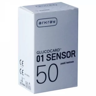 Glucocard 01 sensor test paskowy, 50 sztuk 3246121 - Testy ciążowe i diagnostyczne - miniaturka - grafika 1