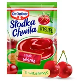 Kisiel - Dr Oetker SŁODKA CHWILA KISIEL WIŚNIOWY 30G 55587141 - miniaturka - grafika 1