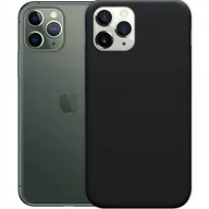 Etui i futerały do telefonów - Etui Do Iphone 11 Pro Gumowe Obudowa Czarne Matowe Silikon Pokrowiec Slim - miniaturka - grafika 1