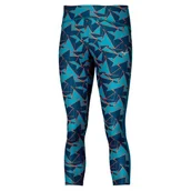 Spodnie sportowe damskie - Legginsy damskie Mizuno  7/8 Printed Tight Algiers Blue M - miniaturka - grafika 1