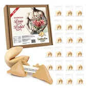 Przekąski dla dzieci - ZESTAW Ciasteczka z Wróżbą Na Dzień Kobiet 20 szt. - miniaturka - grafika 1