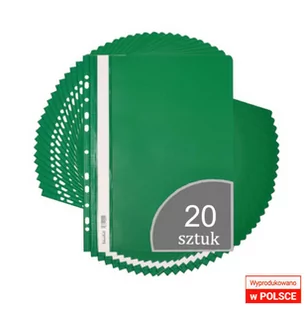Biurfol SKOROSZYT TWARDY ZAWIESZANY A4 ZIELONY /20/ - Teczki i skoroszyty - miniaturka - grafika 1