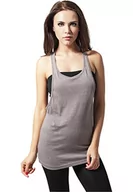 Koszulki i topy damskie - Urban Classics Damski Sport T-Shirt Ladies Loose Burnout Tanktop, zielony, s TB456olive - miniaturka - grafika 1