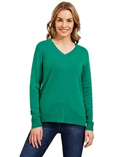 Cecil Damski sweter z dzianiny B302217, szmaragdowy zielony, XXL, szmaragdowa ziele?, XXL - Swetry damskie - miniaturka - grafika 1