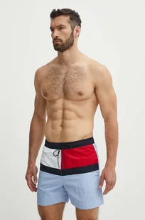 Tommy Hilfiger szorty kąpielowe kolor niebieski UM0UM03259 - Stroje kąpielowe - miniaturka - grafika 1