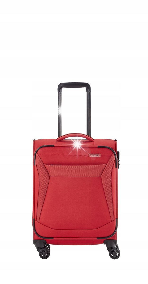 Walizka kabinowa Travelite Chios 55 cm czerwona