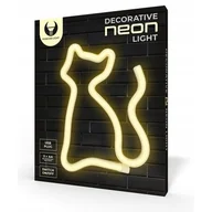 Pozostałe oświetlenie - Neon LED kot ciepły biały FLNEO3 forever light - miniaturka - grafika 1