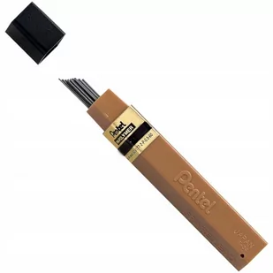 Grafity Ołówkowe 3H 0,3 Mm 12 Sztuk Czarne Pentel - Ołówki - miniaturka - grafika 1
