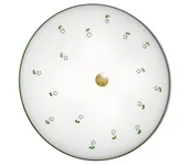 Lampy sufitowe - Kolarz 731.U14.4.21-Lampa sufitowa NONNA 4xE27/60W/230V śr. 54 cm zielona/mosiądz - miniaturka - grafika 1