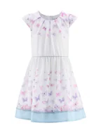 Sukienki - happy girls by Eisend Sukienka w kolorze biało-błękitno-jasnoróżowym - miniaturka - grafika 1