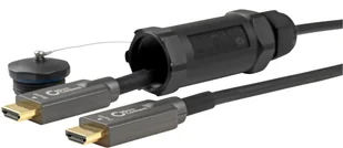 Microconnect HDM191950V2.0AOP kabel HDMI 50 m HDMI Typu A (Standard) Czarny HDM191950V2.0AOP - Kable komputerowe i do monitorów - miniaturka - grafika 1