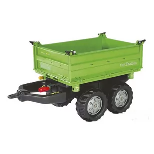 Rolly Toys Przyczepa Mega Wywrotka 2 osie Jasnozie 121502 - Jeździki dla dzieci - miniaturka - grafika 2