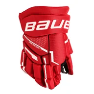 Hokej - Rękawice hokejowe Bauer Supreme Mach Red Youth 8 cali - miniaturka - grafika 1