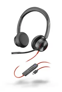 Poly Blackwire 8225 BW8225-M przewodowy zestaw słuchawkowy stereo z USB-C z elastycznym mikrofonem z redukcją szumów, certyfikowany dla Microsoft Teams - Akcesoria do telefonów stacjonarnych - miniaturka - grafika 1