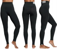 Legginsy - Ck Calvin Klein Leginsy Damskie Microfiber Black S - miniaturka - grafika 1