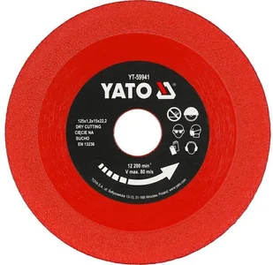 Yato TARCZA DIAMENTOWA 125mm x 22,23mm - Tarcze do pił - miniaturka - grafika 1