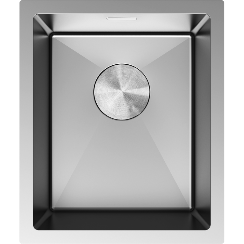 Mexen Trixo zlewozmywak stalowy 1-komorowy 370 x 440 mm, inox - 6412371000-01