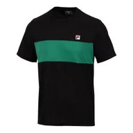 Koszulki sportowe męskie - Koszulka męska Fila  T-Shirt Bosse Black/Green Jacket L - miniaturka - grafika 1