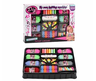 ND41_dS_62873 Zestaw do robienia bransoletek sznu - Sortery dla dzieci - miniaturka - grafika 1