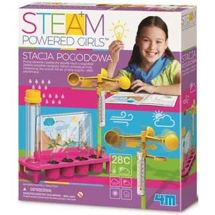 Russell 4M, STEAM Powered Girls zabawka naukowa Stacja Pogodowa - Mały naukowiec - miniaturka - grafika 1