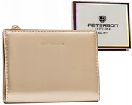 Portfele - Mały portfel-portmonetka damska ze skóry ekologicznej - Peterson - miniaturka - grafika 1