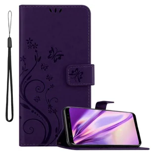 Cadorabo pokrowiec na Samsung Galaxy S8 PLUS fioletowy pokrowiec ochronny pokrowiec na telefon komórkowy etui w kwiaty etui w kwiaty - Etui i futerały do telefonów - miniaturka - grafika 1